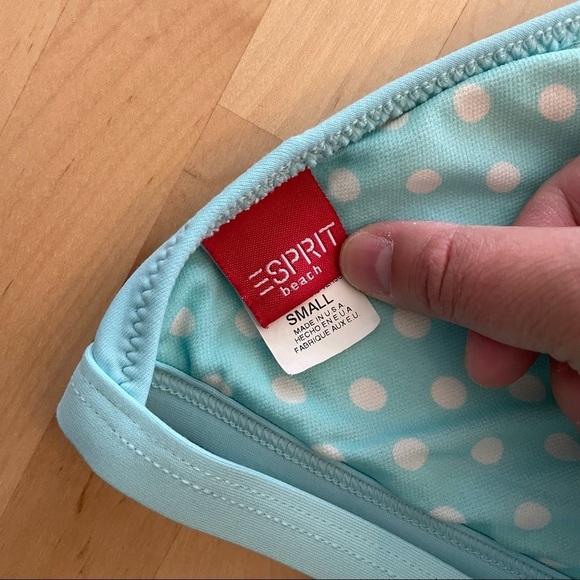 Esprit Ocean Blue Triangle Bikini Top - Picture 6 of 6